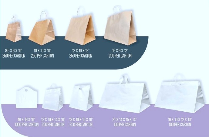 Boston Packaging takeout bags